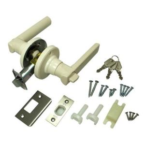 日中製作所 取替レバーハンドル錠 ホワイト NP-222-ML-W