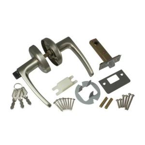 日中製作所 取替レバーハンドル錠 ニッケル NP-302-ML-NI-60