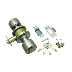 日中製作所 室内用取替錠 円筒錠 シルバー NP-PX53-CS