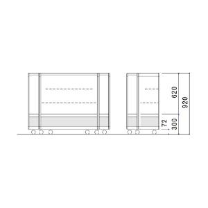 ハヤノ産業 エクシード コーナー平ケースFK ...の詳細画像2