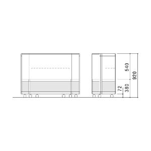 ハヤノ産業 エクシード コーナー平ケースSK2...の詳細画像2