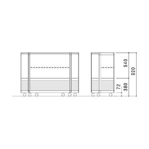 ハヤノ産業 エクシード コーナー平ケースSK ...の詳細画像5