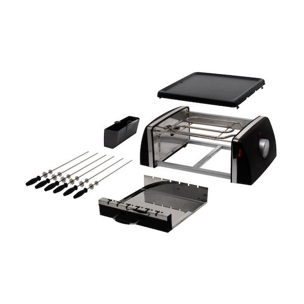 ヒロコーポレーション 自動回転グリル&amp;ホットプレート 410×145×355mm SC-T666