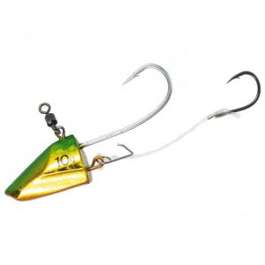 HAYABUSA 無双真鯛 貫撃テンヤDT エビズレン仕様 SE104 UVグリーンゴールド 8号 SE104-8-3 釣具 ルアー 釣り フィッシン