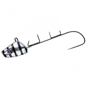 HAYABUSA 船太刀魚テンヤ速掛型 フッ素コーティングフック SW409 ブラックゼブラ 50号 SW409-50-3 釣具 ルアー 釣り フィッ