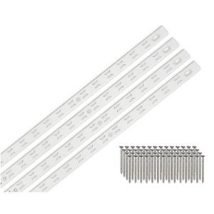 ハイロジック リーフ棚柱 ホワイト 1820mm 98182 4本