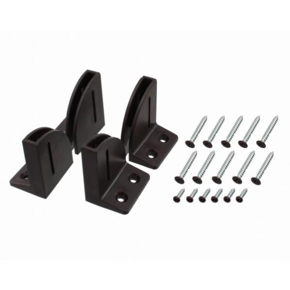 ハイロジック WALL TQOOL パネル固定パーツ ダークブラウン 58622