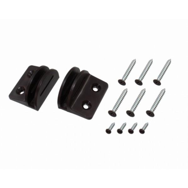 ハイロジック WALL TQOOL パネル固定パーツ ダークブラウン 58624