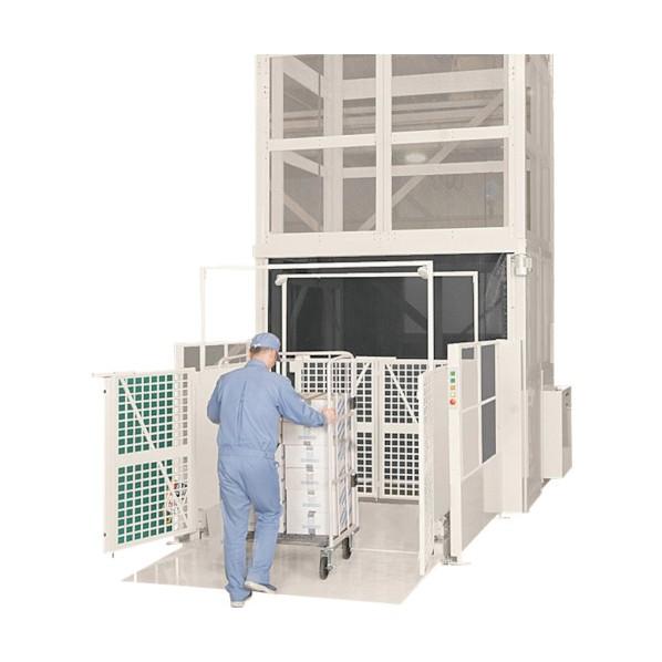 ホクショー ＜荷姿フリー＞垂直往復シャトル搬送機 シャトルオートレーター LZSH-E07-1515...