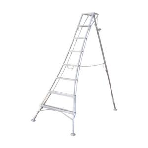 ※法人専用品※ハラックス アルミ三脚脚立ピン式3本伸縮タイプアルステップ 2.4m AMP-8