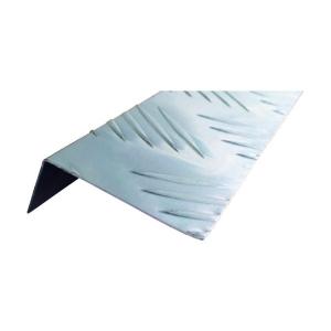 アルミ板 光モール アルミアングル縞目柄 AL20×50 1000mm  1294  販売単位：1