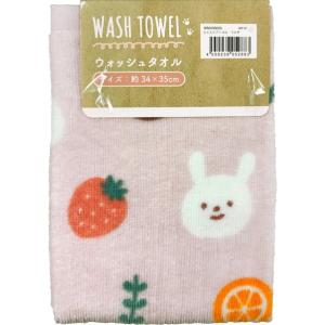 林 ハンドタオル とことこアニマル うさぎ 約34×35cm WM498600 1枚