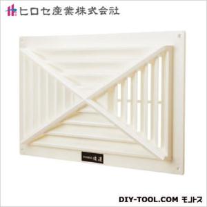ヒロセ産業 軒天換気口 佐渡 小 ホワイト ホワイト 199×349mm 03319147 1点