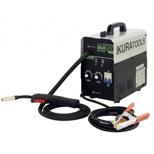 育良精機 インバータ半自動溶接機 200V(40058) ISK-SA120P