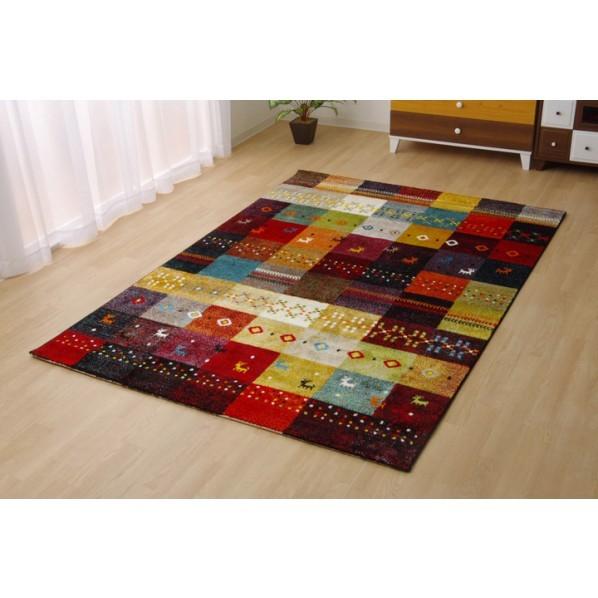 イケヒコ・コーポレーション フォリア レッド 80×140cm 2340419 1枚