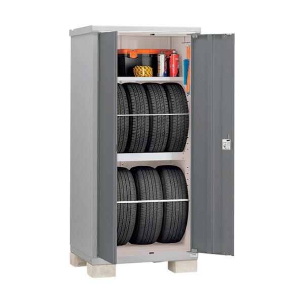 ※法人専用品※イナバ 物置 タイヤストッカー BJX-097ET JG ジェードグリーン G7B7Q...