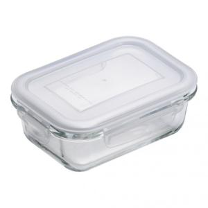 イシガキ 耐熱ガラス保存容器 長方形 370ml 4326 8-0003-0601