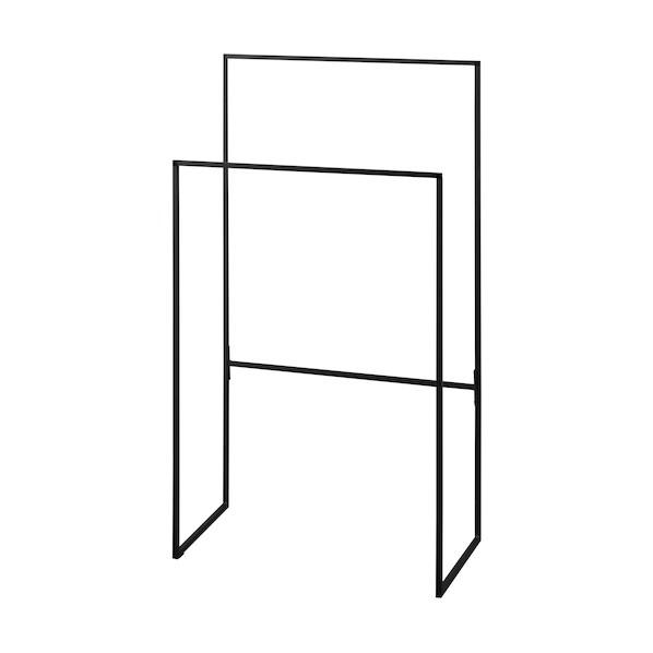 アイリスオーヤマ 292659 スタイル物干し 角型ダブルタイプ ブラック STMS-800W-B