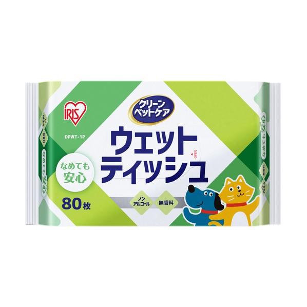 アイリスオーヤマ 202040 ペット用ウェットティッシュ1P DPWT-1P 1点