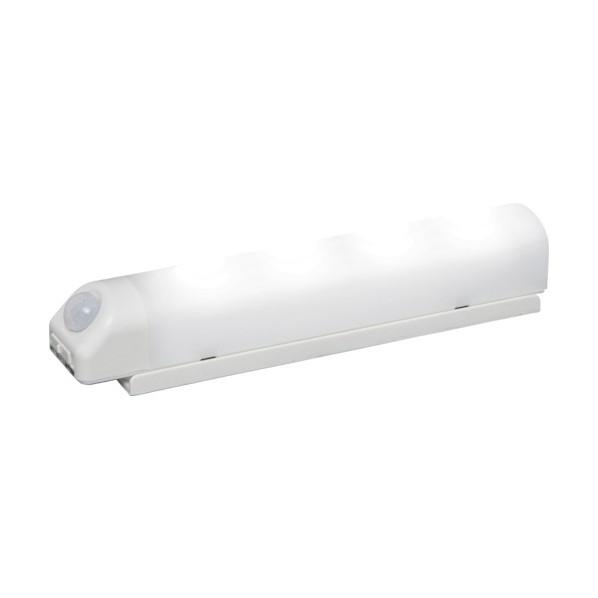 アイリスオーヤマ 乾電池式LEDセンサーライト ウォールタイプ 昼白色 ホワイト BSL40WN-W...