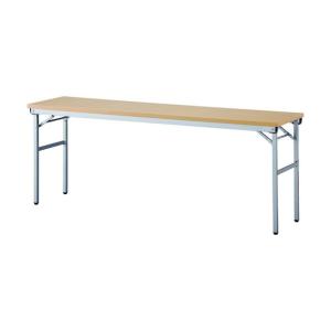 アイリスチトセ アイリスチトセ 折畳みテーブル ワイドタイプ 棚無 奥行450mm ナチュラル OTNK-1845-N