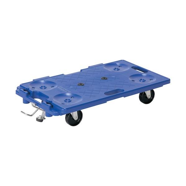 石川製作所 樹脂製連結平台車 均等荷重150kg 4輪自在ストッパー付 R115S 1点