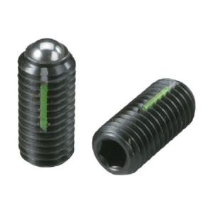 イマオコーポレーション ボールプランジャー 角穴 ロングロック付 スチール製 ボール径10×長さ33mm 軽荷重用 LBST16A