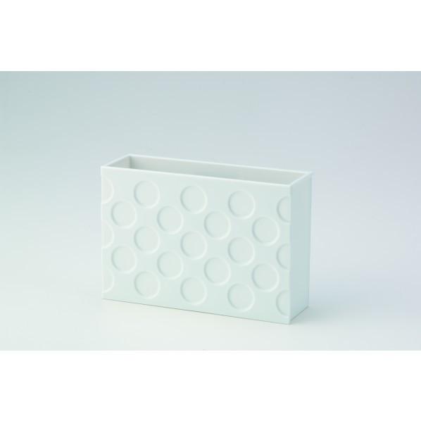 イノマタ化学 5102 ピース102ワイド ホワイト 14×4.8×9.5Hcm