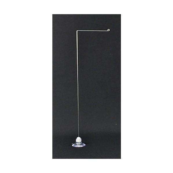 ジャストコーポレーション ミニのぼり用吸盤付き針金POP（90＊310） シルバー AM-FL157...