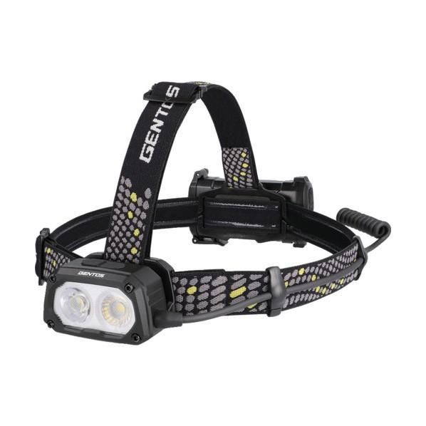 ジェントス T-REX 2000LMヘッドライト充電式 65.2×38.7×41.2(mm） TX-...