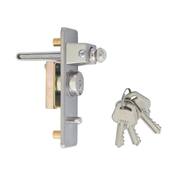 ジョープリンス ステンレス差込栓錠 80mm 同一 L-6-SUS-80-KA