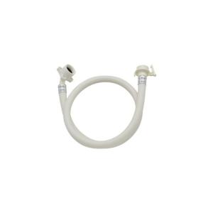 GAONA ヤータモン カーチス自動洗濯機用給水ホースビス止め式ジョイントなし オフホワイト 0.8m GA-LC001