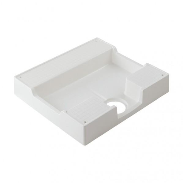 カクダイ 洗濯機用防水パン ホワイト 700×640×120 426-422-W