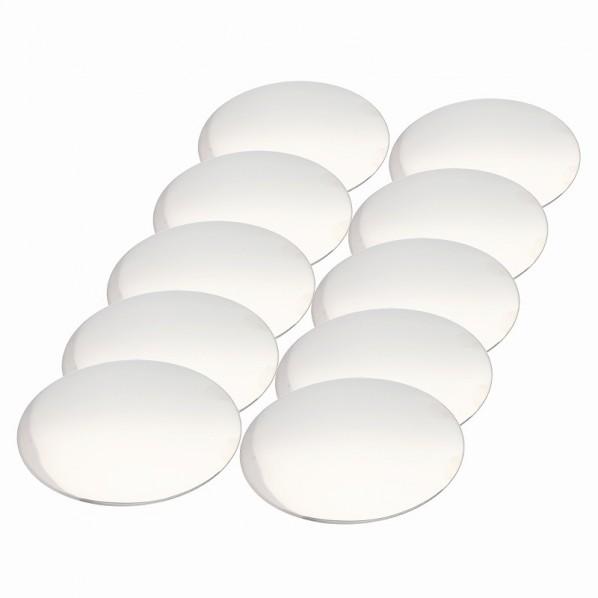 GAONA（ガオナ） ガオナ ステンレスプレート 10枚  直径80ミリ 穴なし 配管穴 隠しカバー...