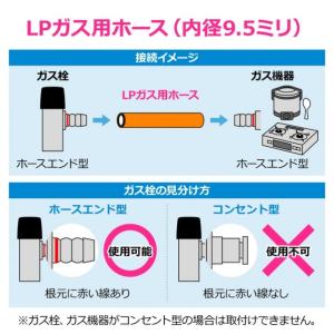 GAONA LP(プロパン)ガス内径9.5mm...の詳細画像1