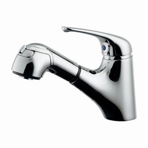 カクダイ（KAKUDAI） シングルレバー引出し混合栓 184-002 : イーヅカ