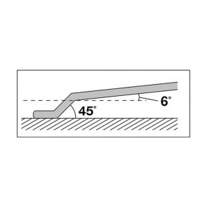 KTC 45°×6° ショートめがねレンチ 8...の詳細画像1