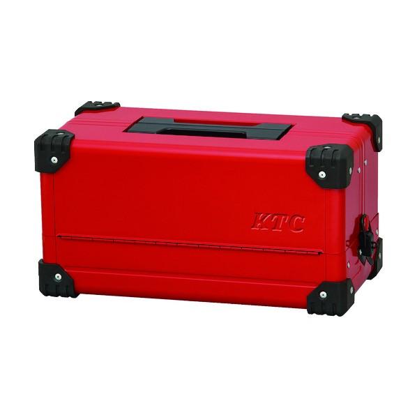KTC スチール製工具箱 両開きメタルケース レッド 440×233×230mm EK-10AR3 ...