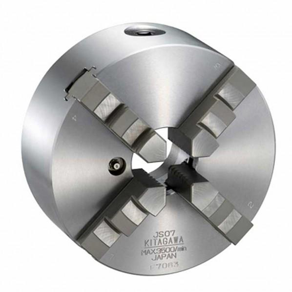 ※法人専用品※北川鉄工所 4爪スクロールチャック JS07