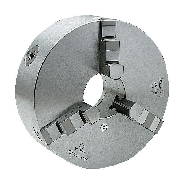 小林鉄工 スクロールチャックＳＣ１９０Ｆ７インチ３爪一体爪 220 x 220 x 160 mm S...