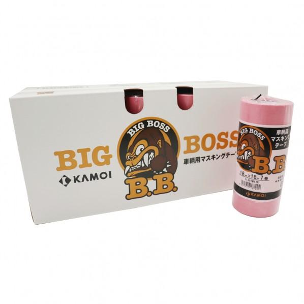 カモイ／カモ井 車両用マスキングテープ ピンク 0.08mm×18mm×18m BIG BOSS