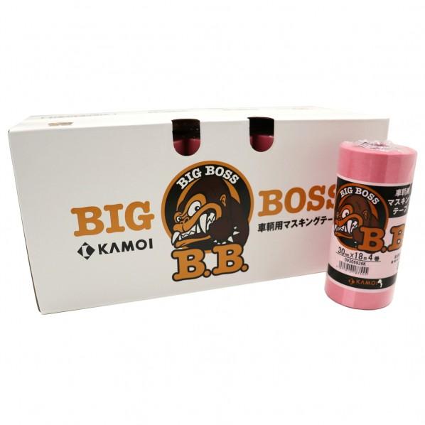カモイ／カモ井 車両用マスキングテープ ピンク 0.08mm×30mm×18m BIG BOSS