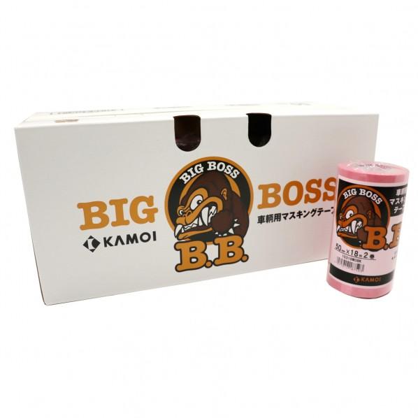 カモイ／カモ井 車両用マスキングテープ ピンク 0.08mm×50mm×18m BIG BOSS