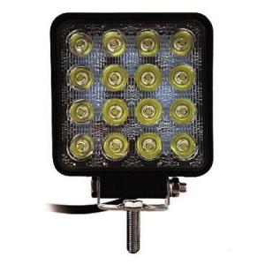 カシムラ LEDワークライト16灯 48W ブラック W105×H160×D43mm