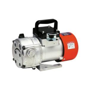 工進 KOSHIN 高粘度油用モーターポンプ エンジンオイル用 銀.赤 GM-2510H 1台