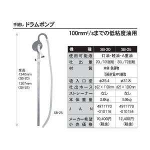 工進 KOSHIN 手廻しドラムポンプ 口径2...の詳細画像1