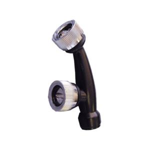 工進 KOSHIN 噴霧器用 縦型2頭口噴口 G1/4ネジ 黒 PA-286