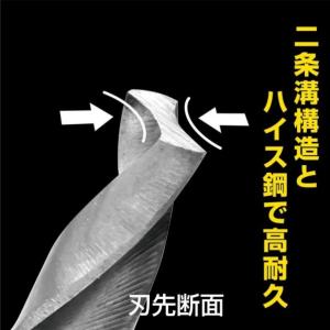 アネックス グリップ付下穴錐ショート 3mm ...の詳細画像4