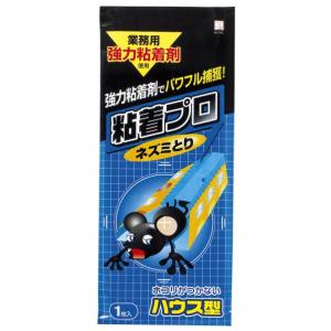 小久保 粘着フ゜ロ ネス゛ミとり ハウス型 1枚...の商品画像