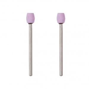 プロクソン/proxxon 軸付砥石(WA) 形状:樽型φ5mm×7mmシャフト径:φ2.35mm 26767 2本